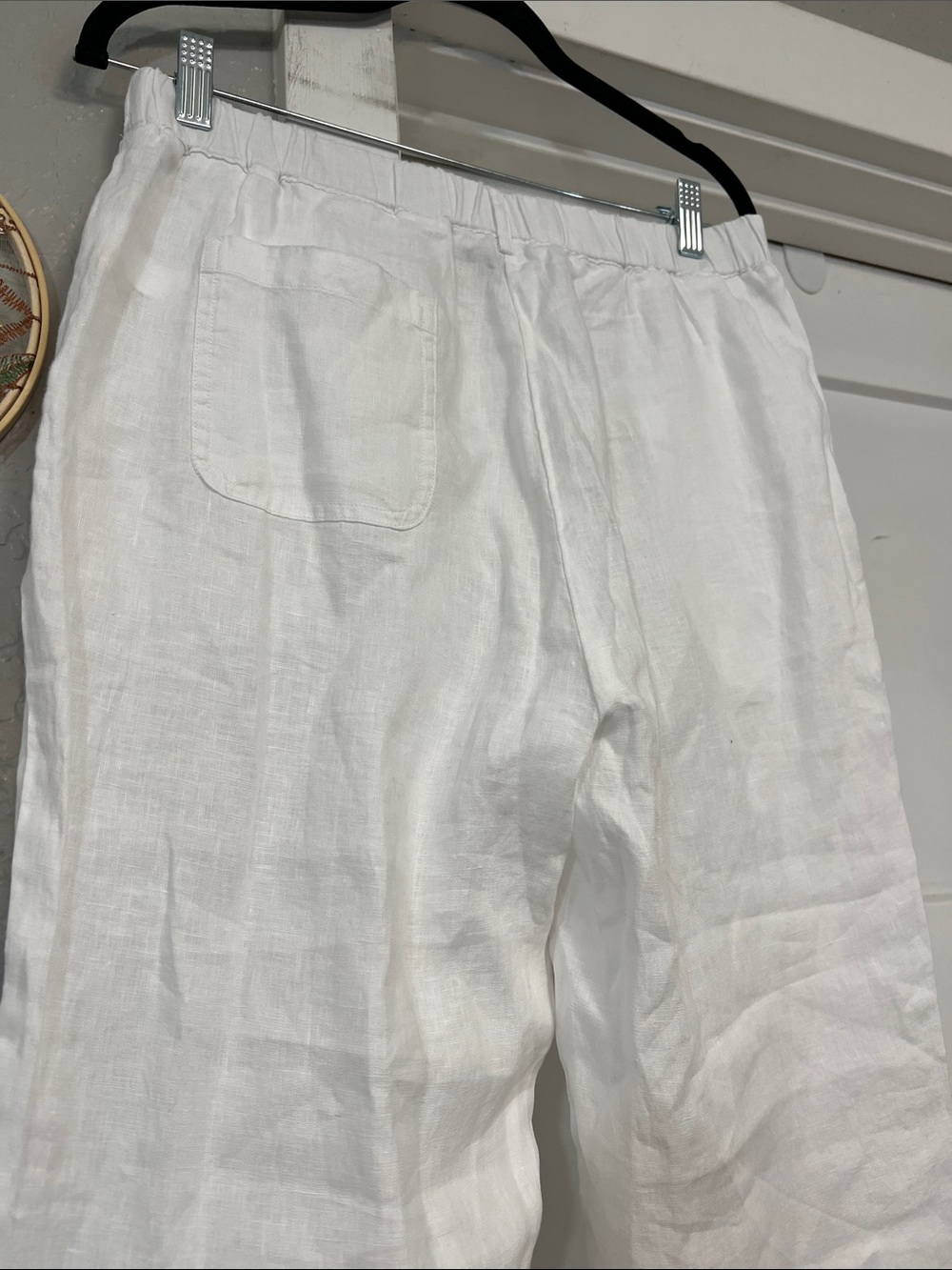 QUINCE 100% EUROPEAN LINEN WOMENS PANTS SIZE MEDIUM NEW WITHOUT TAGS - Picture 6 of 16